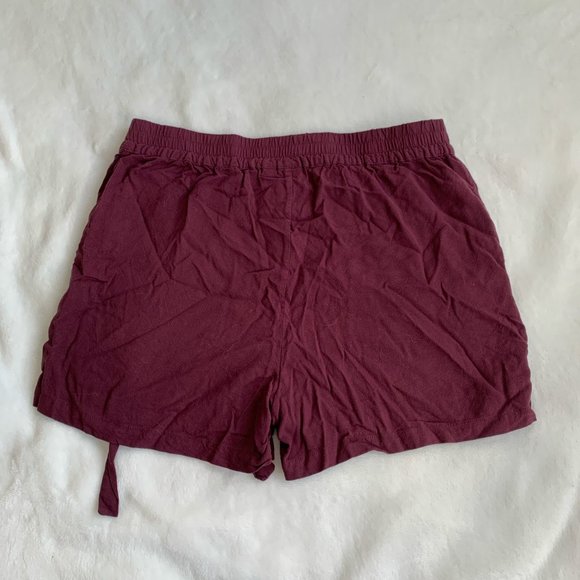Plum / purple summer shorts (small) - Picture 3 of 4